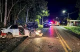 Sedán se vuelca en El Copecito y muer el conductor