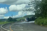 Camiones se vuelcan en Veraguas y Panamá Oeste