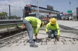Trabajos en la rotonda de Cuatro Altos alcanzan el 40% y concluirán en agosto