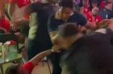 ¡Se la sacaron! Varias personas se fueron a los golpes tras partido de la Sele