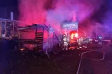 Bomberos atienden incendio en un local en Veraguas