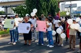 'Queremos justicia': comunidad de escuela El Japón protesta por muerte de niña