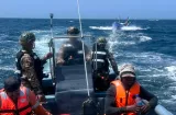 Aeronavales rescatan a embarcación a la deriva en Punta Chame