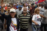 Sindicalistas protestan y piden la salida de Delcy Rodríguez tras terremotos
