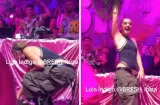 Peluca le hace pasar pena a Lola Índigo en pleno concierto