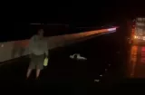 La vía Interamericana se tiñó de sangre: hombre muere atropellado en Viguí