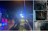 Incendio estalla de noche en una casa en Santiago