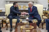 Nayib Bukele se reúne en privado en la Casa Blanca con Donald Trump