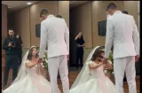 ¡Se arrodilló ante él! Novia en Brasil le promete a su pareja ser sumisa