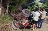 Fallece adolescente tras vuelco en moto de cuatro ruedas en Los Santos