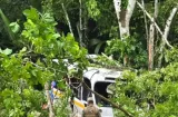 Bus que transportaba migrantes se accidenta en Bayano
