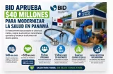 ¡Billete para la salud! BID aprueba préstamo de $40 millones a Panamá