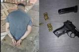 ¡Le metió terror a su pareja! Tico encañonó a panameña y lo aprehendieron