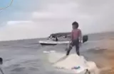 Ocupantes de una lancha fueron rescatados al quedar a la deriva en el mar