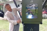 Parque Omar estrena fuente que saca agua potable del aire