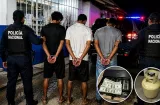 B/300 y un tanque de gas: botín que mandó tras las rejas a 3 hombres