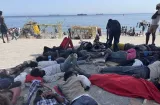 Playa del Trampolín es el campamento de Ceuta donde sobreviven 1,500 migrantes