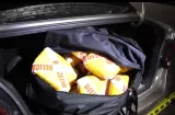 Doble golpe en Santa Ana: vehículo robado y 99 paquetes de droga