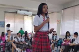 Jóvenes de diversos colegios debaten sobre violencia escolar en Colón