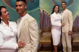 CR7 y Georgina presumen su boda "humilde" rodeados de diamantes