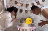 Flex y su esposa le celebran el primer añito a su princesita Luna