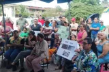 Familias de Valle de Los Cerezos exigen frenar el cobro de hipotecas