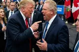 ¡Tensión al límite! Trump y el premier de Ontario intercambian insultos