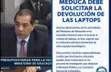 Docentes le exigen al Meduca devolver las laptops tras irregularidades