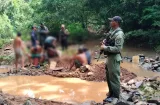 Operativo ambiental termina con seis aprehendidos por presunta minería ilegal