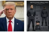 Trump presenta un uniforme espacial y desata una lluvia de comparaciones