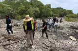Atacan vertedero y quema de llantas en playa Chiquita, La Chorrera