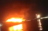 Se encienden las alarmas por incendio de embarcación cerca del Causeway