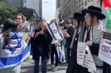 Protestan en Nueva York contra Netanyahu en la Asamblea General de la ONU