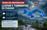 Lluvias fuertes y tormentas pondrán en alerta a Panamá hasta el domingo