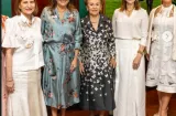 Se juntaron las primeras damas y terminaron inventando un cuento