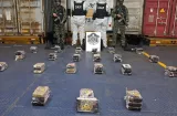 Hallan 65 paquetes de presunta droga en contenedor procedente de EE.UU.