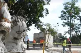 Fiscalía inspecciona sitio donde estaba el Mirador del Puente de las Américas