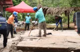 Sigue llegando ayuda a zonas afectadas por sismo y empiezan las reparaciones