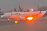 ¡Pánico! Fuego en una turbina obliga a frenar despegue de avión en Perú