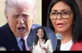 Trump dice que serían interesantes unas elecciones entre Delcy y María Corina