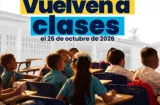Otras 327 escuelas regresan a clases presenciales este lunes 26 de octubre