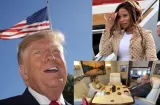 Nicki Minaj sube al avión presidencial con Trump y él elogia su cu...o