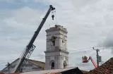 Iglesia San Atanasio comienza a levantarse tras terremoto