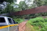 MOP rehabilitará puente colgante colapsado sobre el río Santa Ana en Penonomé