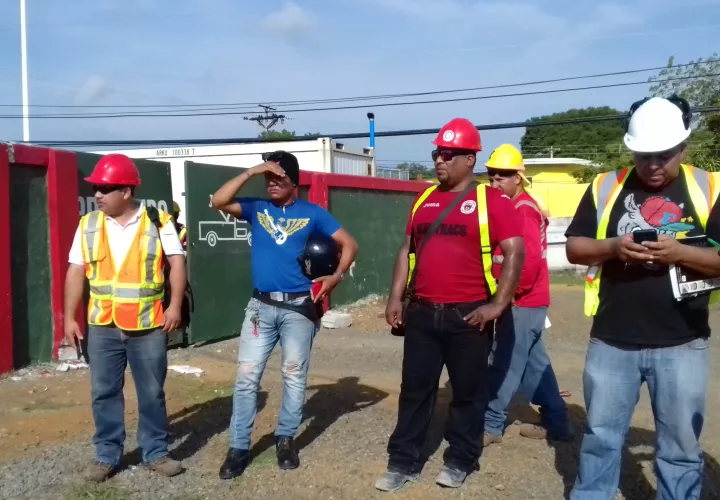 Los dirigentes del sindicato piden una inspección del Mitradel. (Foto: Mayra Madrid)