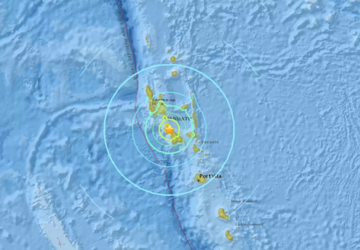 Las islas de Vanuatu forman parte del llamado "Anillo de Fuego" del Pacífico. / Foto: usgs.gov