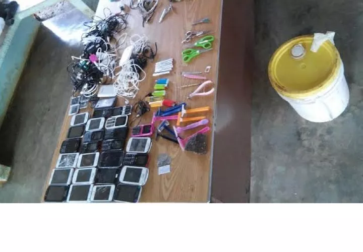 Parte de lo decomisado ayer, jueves. Foto José Vásquez Corresponsal