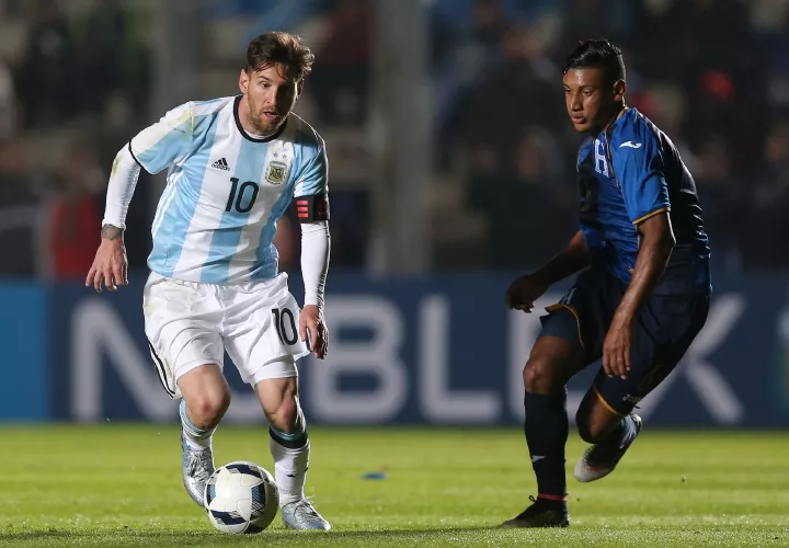 Lionel Messi, capitán de Argentina. Foto:EFE
