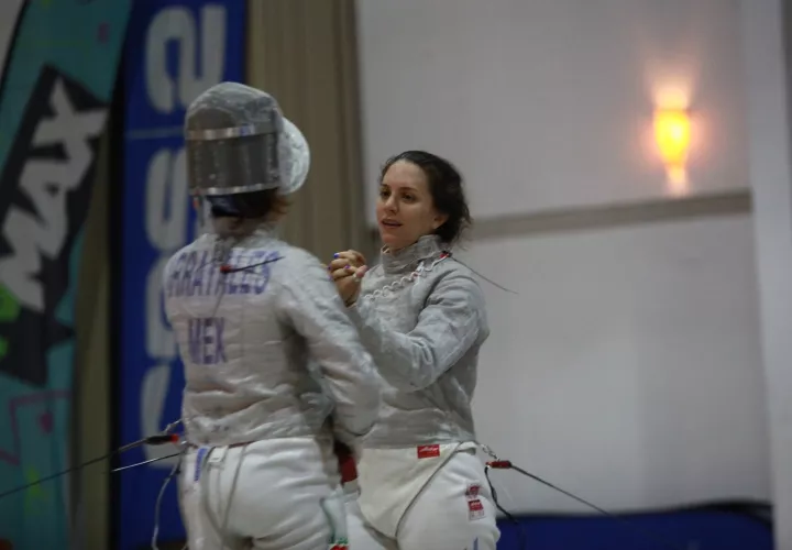 Eileen Grench en su combate ante Arrayales. Foto: Anayansi Gamez