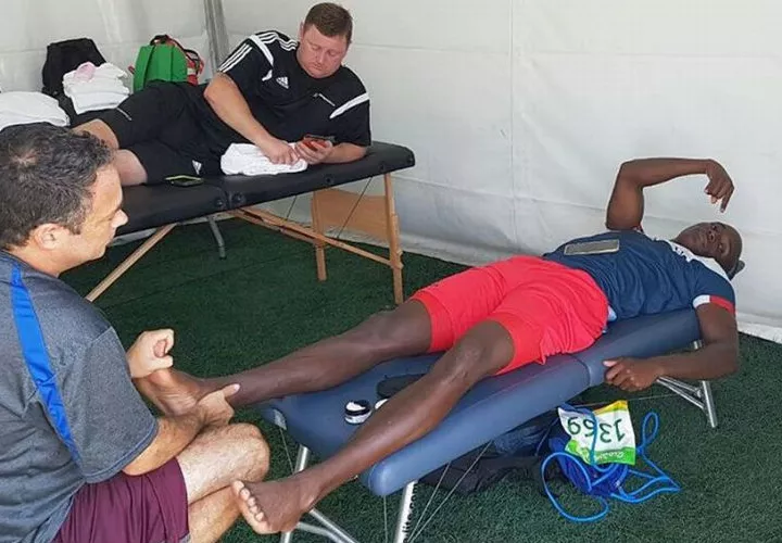 Edward en proceso de recuperación  Foto @colimpicopanama